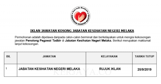 Jabatan Kesihatan Negeri Melaka