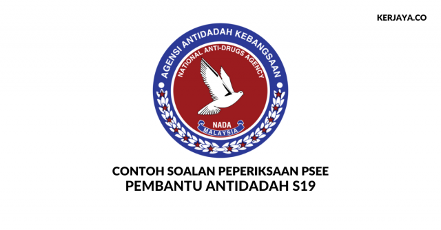 Contoh Soalan Pembantu Antidadah S19 ~ Matematik & Kefahaman Bahasa Inggeris