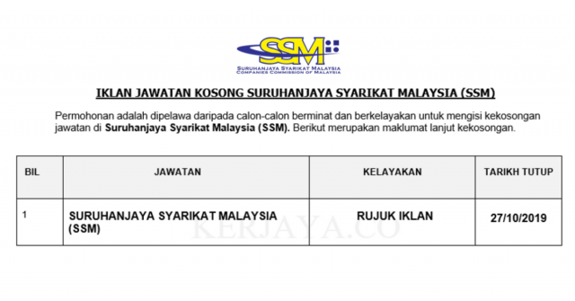 Suruhanjaya Syarikat Malaysia (SSM)