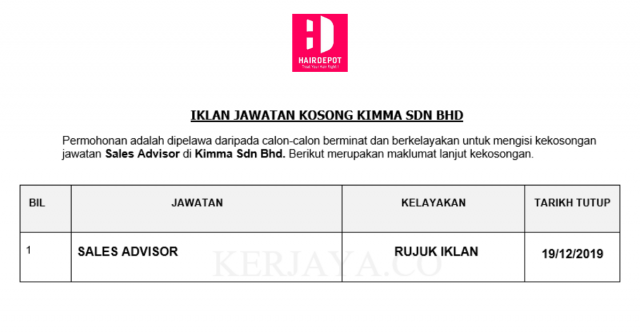 Kimma ~ Sales Advisor