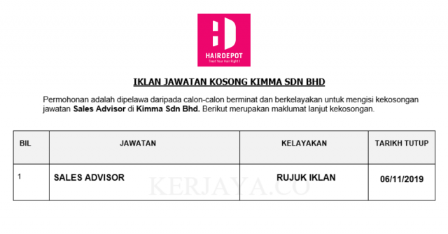 Kimma ~ Sales Advisor
