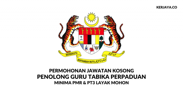 Penolong Guru Tabika Perpaduan N11 ~ Minima PMR Layak Mohon