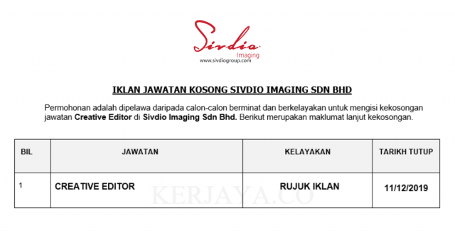 Sivdio Imaging ~ Creative Editor