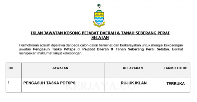 Pejabat Daerah & Tanah Seberang Perai Selatan