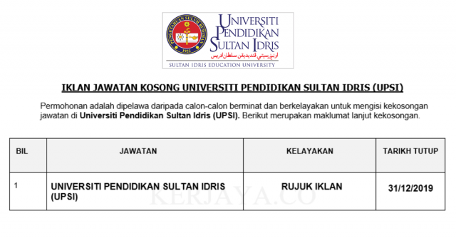 Universiti Pendidikan Sultan Idris (UPSI)