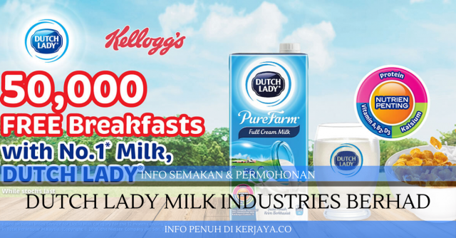 Dutch Lady Milk Industries Berhad ~ Pelbagai Kekosogan Jawatan