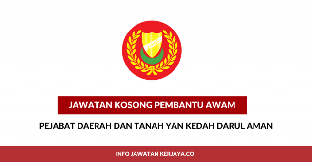 Pembantu Awam Pejabat Daerah dan Tanah Yan Kedah Darul Aman