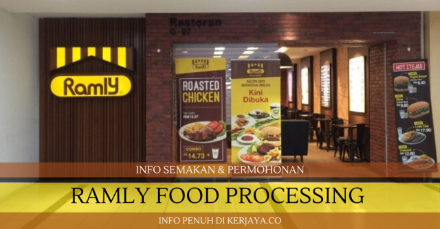 Ramly Food Processing ~ Warehouse Executive