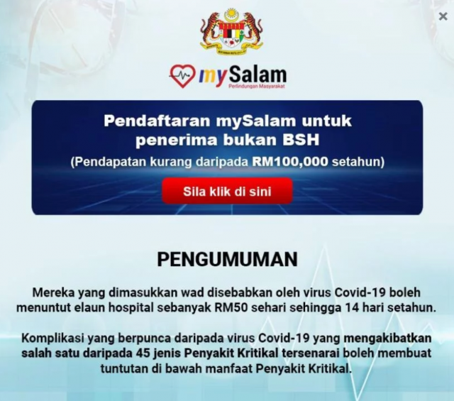 mysalam covid