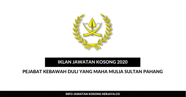 Pejabat Kebawah Duli Yang Maha Mulia Sultan Pahang ~ Pembantu Operasi