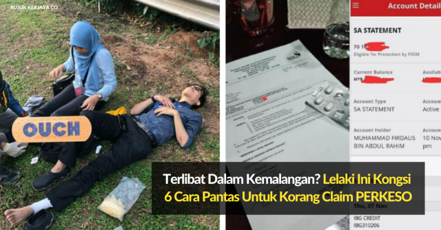 Terlibat Dalam Kemalangan? Ini 6 Cara Pantas Untuk Korang Claim PERKESO
