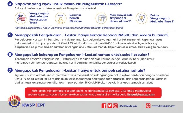 Daftar Pengeluaran i-Lestari Akaun 2 KWSP