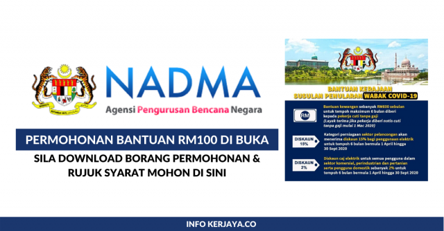 Download Borang: Cara Mohon Bantuan RM100 Sehari Untuk Pekerja Yang Tak Di Bayar Gaji atau Hilang Sumber Pendapatan COVID-19