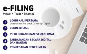 Lengkap Cara Buat e-Filing Cukai Pendapatan