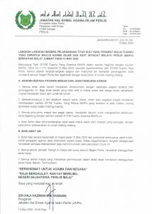 Perlis Batal Solat Jumaat
