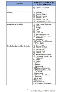Permohonan Guru Sekolah Rendah Kebangsaan (SK) & Sekolah Rendah Jenis Kebangsaan (SJKC) Di Buka
