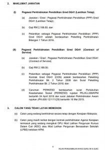 Permohonan Guru Sekolah Rendah Kebangsaan (SK) & Sekolah Rendah Jenis Kebangsaan (SJKC) Di Buka