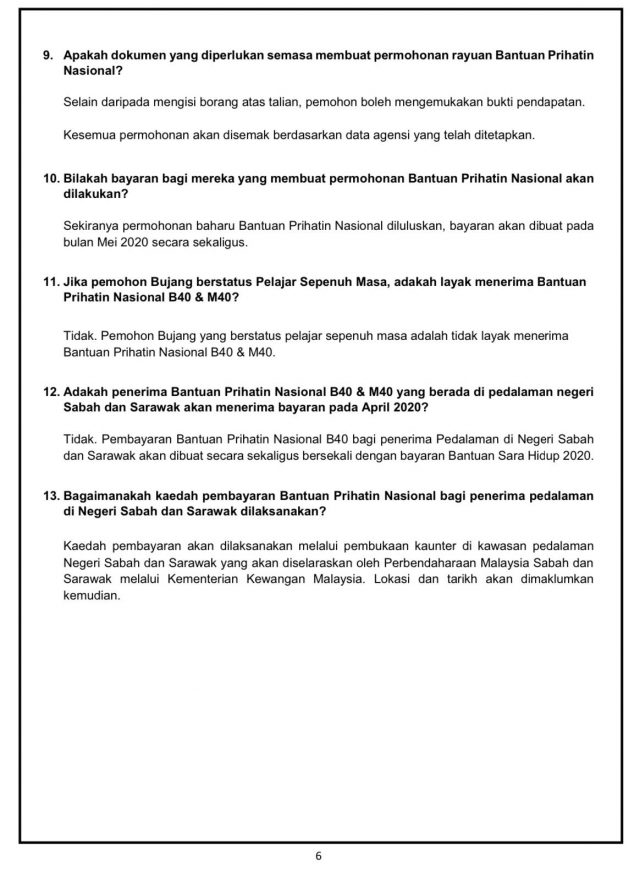 13 Soalan Lazim Bantuan Prihatin Nasional Yang Anda Perlu Tahu Sebelum Kemukakan Permohonan Anda