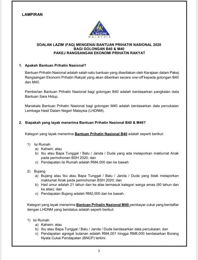 13 Soalan Lazim Bantuan Prihatin Nasional Yang Anda Perlu Tahu Sebelum Kemukakan Permohonan Anda
