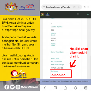 Mana Dapatkan No Siri BPN dan No Baucar BPN