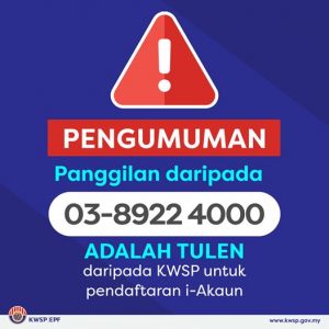 Panggilan i Lestari KWSP