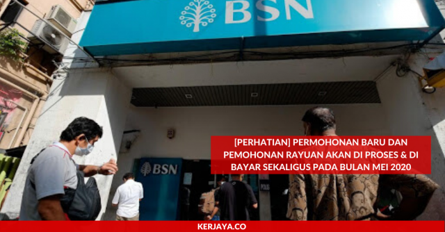 Tarikh Proses & Pembayaran BPN Bagi Mereka Yang Membuat Permohonan Baru dan Pemohon Kategori Rayuan