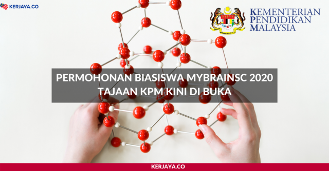 Permohonan Biasiswa MyBrainSc Tajaan KPM Kini Di Buka