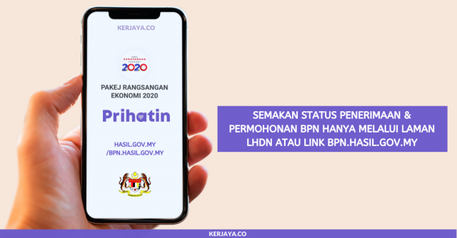 Semakan BPN Hasil Status Permohonan Melalui LHDN bpn.hasil.gov.my