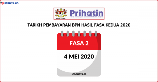 Bayaran BPN Fasa Kedua Bermula 4 Mei Ini