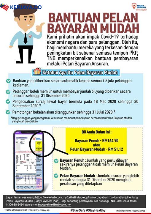  Inisiatif Pelan Bayaran Mudah Bil Kediaman Oleh TNB. Baca Syarat-Syarat Ini 