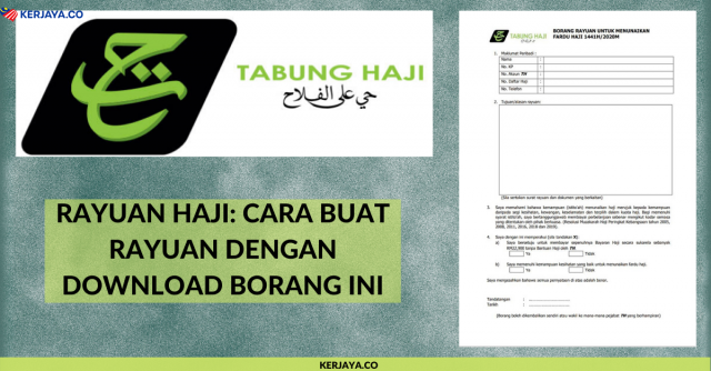 Rayuan Haji: Cara Buat Rayuan Dengan Download Borang Ini