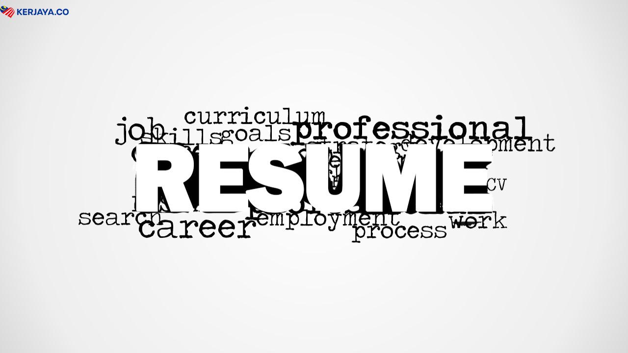 Jika Resume Anda Menjadi 2 Muka Surat