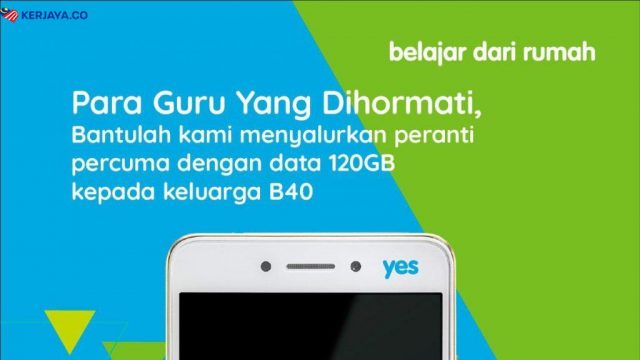 Percuma Telefon Pintar Dengan 120GB Data Percuma Untuk Pelajar Sekolah B40 Kawasan Anda