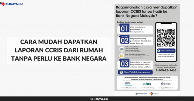 Cara Mudah Dapatkan Laporan CCRIS Dari Rumah Tanpa Perlu Ke Bank Negara