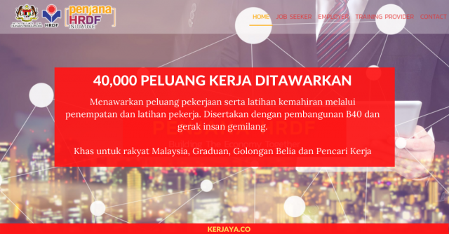 40,000 Peluang Kerja Ditawarkan, Daftar Penjana HRDF Sekarang
