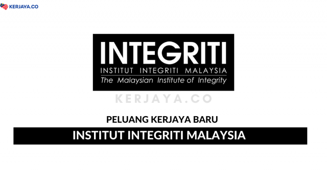 Institut Integriti Malaysia ~ Penolong Pegawai Tadbir