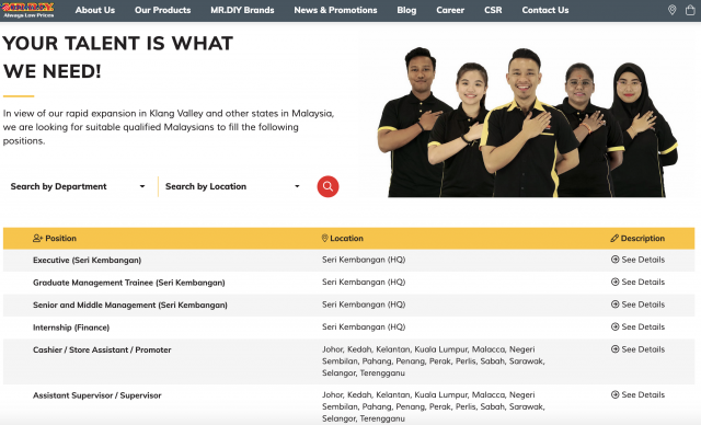 Cara Mohon 1000 Jawatan Mr DIY Tawarkan, Dengan RM1200 Gaji Bulanan