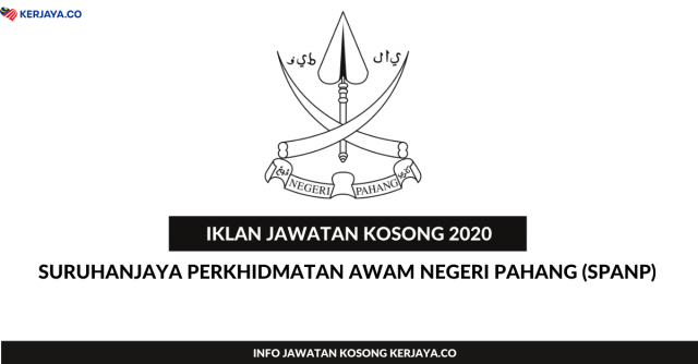 Suruhanjaya Perkhidmatan Awam Negeri Pahang (SPANP) ~ Pegawai Tadbir