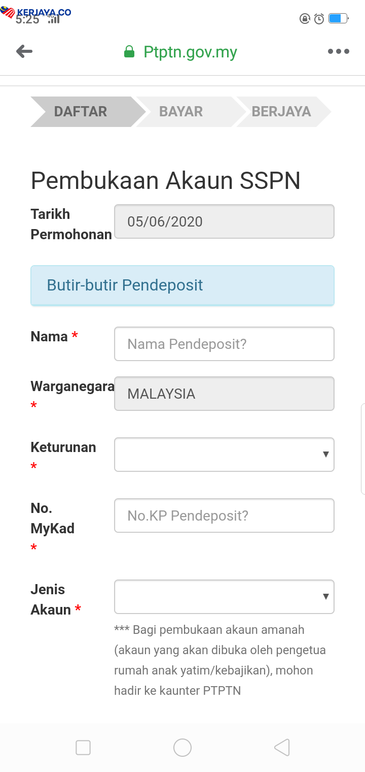 Tak Payah Beratur Di Kaunter, Ini Cara Buka Akaun SSPN Online. Lagi Mudah & Cepat!