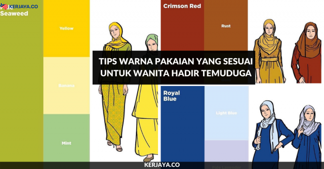 Jenis Warna Pakaian Yang Sesuai Untuk Wanita Hadir Temuduga