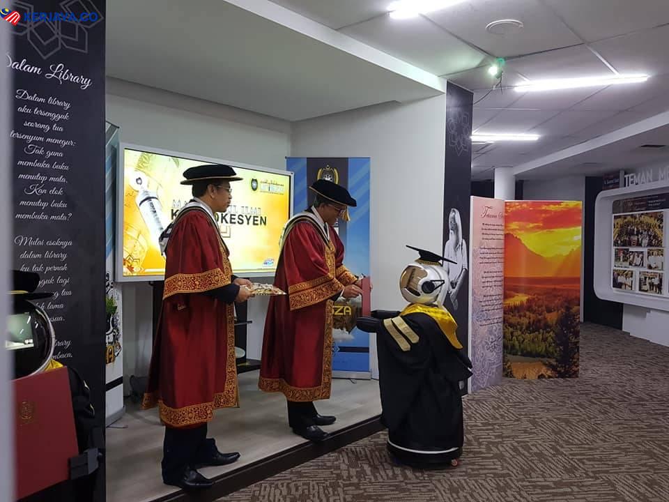 UNISZA Guna Robot Gantikan Pelajar Untuk Konvo