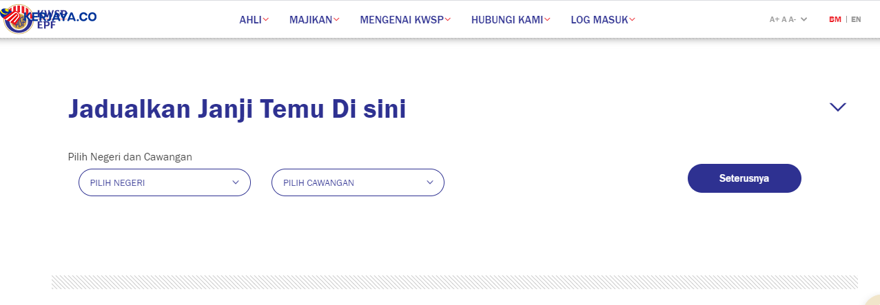 Nak Buat Urusan Di Kaunter KWSP? Buat Janji Temu Online Dulu Ya