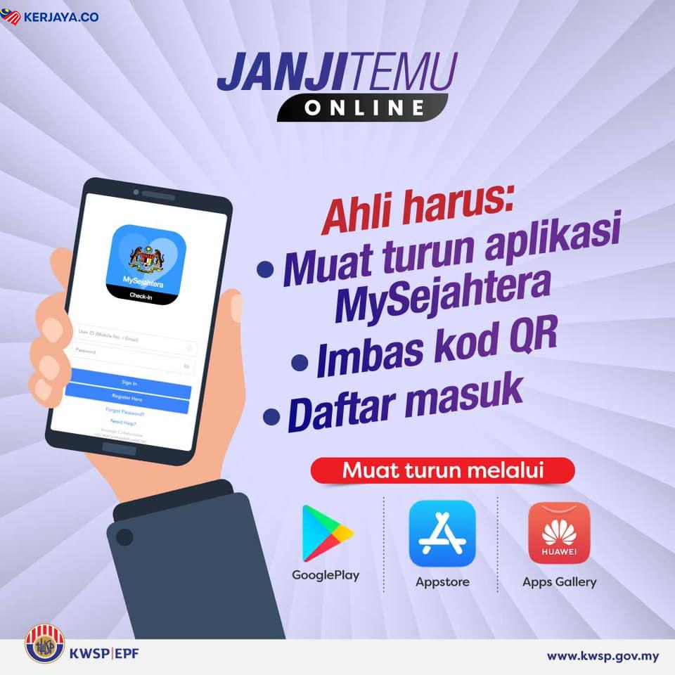 Nak Buat Urusan Di Kaunter KWSP? Buat Janji Temu Online Dulu Ya