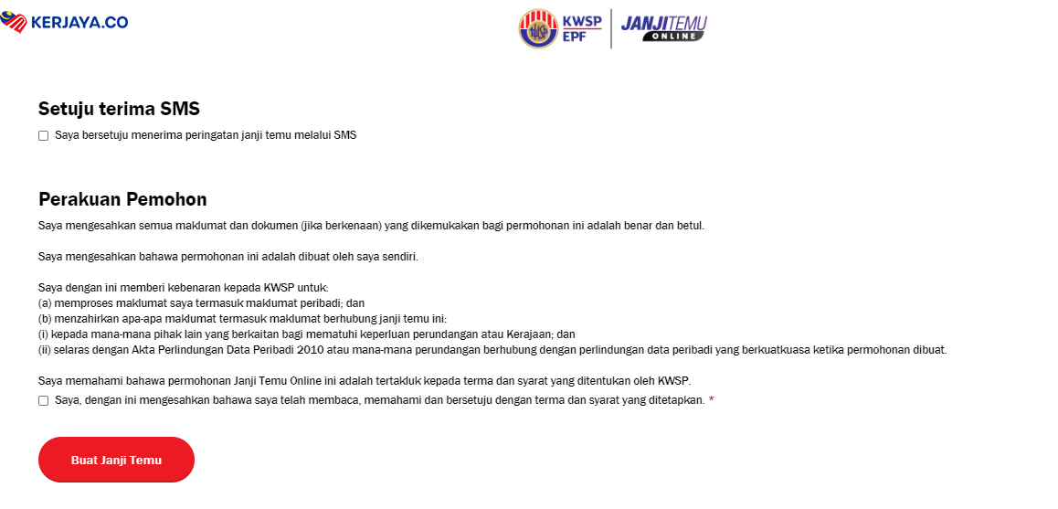 Nak Buat Urusan Di Kaunter KWSP? Buat Janji Temu Online Dulu Ya