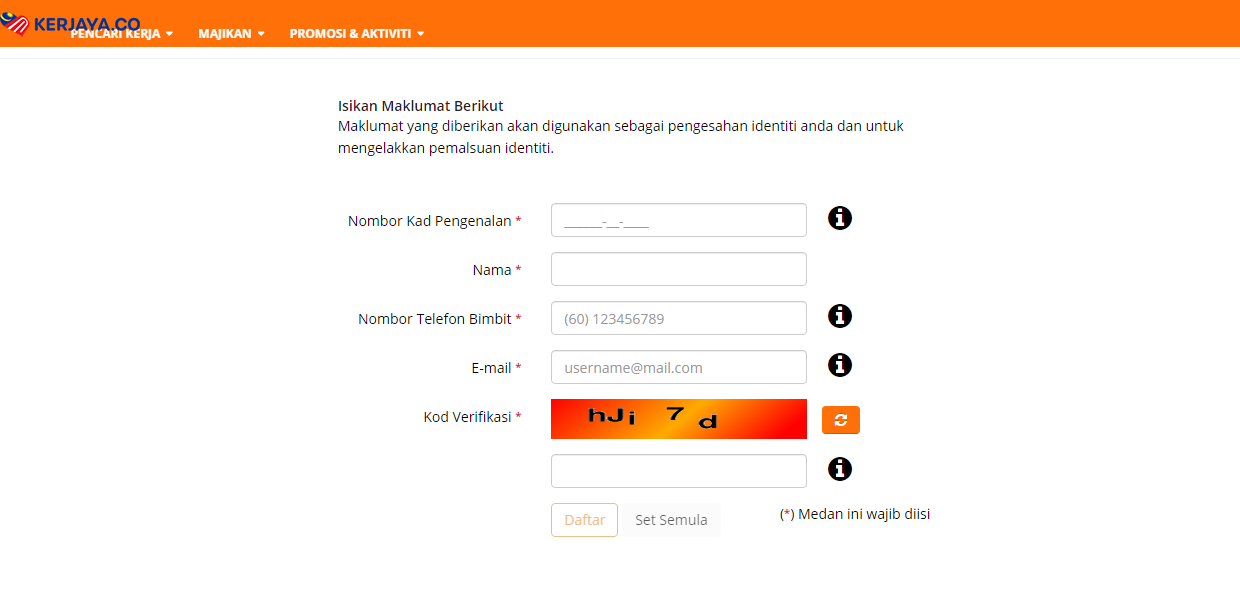 Daftar JobsMalaysia Secara Online Untuk Dapatkan Kerja Secara Mudah Dan Cepat