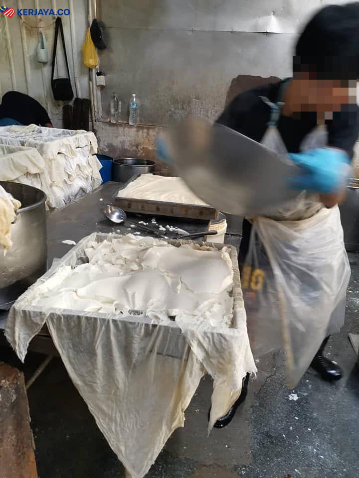 Kotor Dan Menjijikkan! Kilang Tauhu Di Cheras Diserbu,Biar Atas Lantai & Ada Lipas Dalam Takungan Air