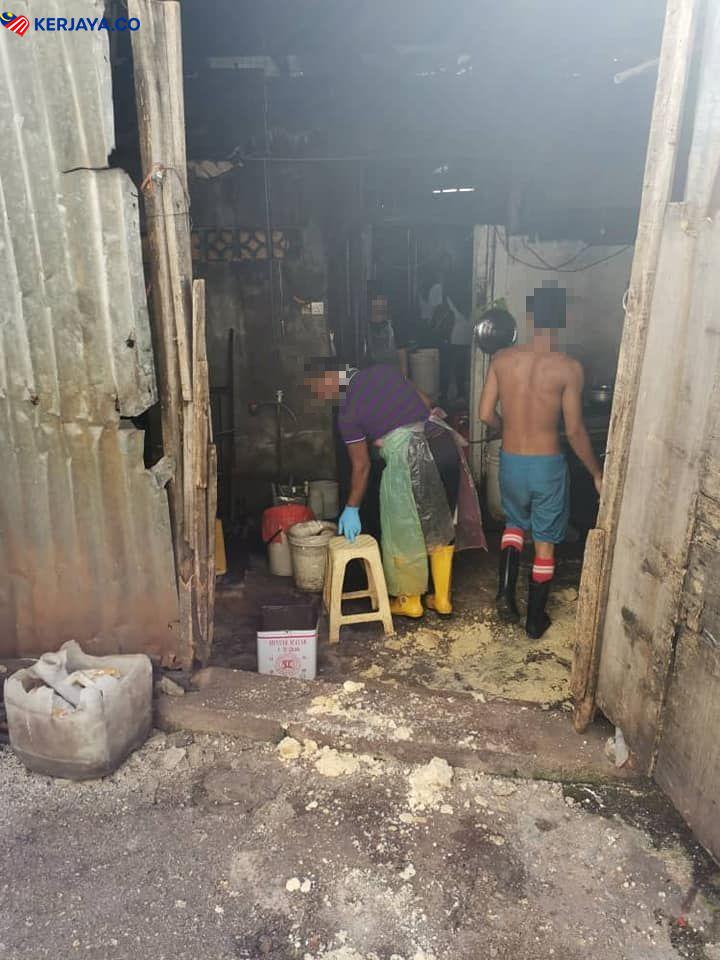 Kotor Dan Menjijikkan! Kilang Tauhu Di Cheras Diserbu,Biar Atas Lantai & Ada Lipas Dalam Takungan Air