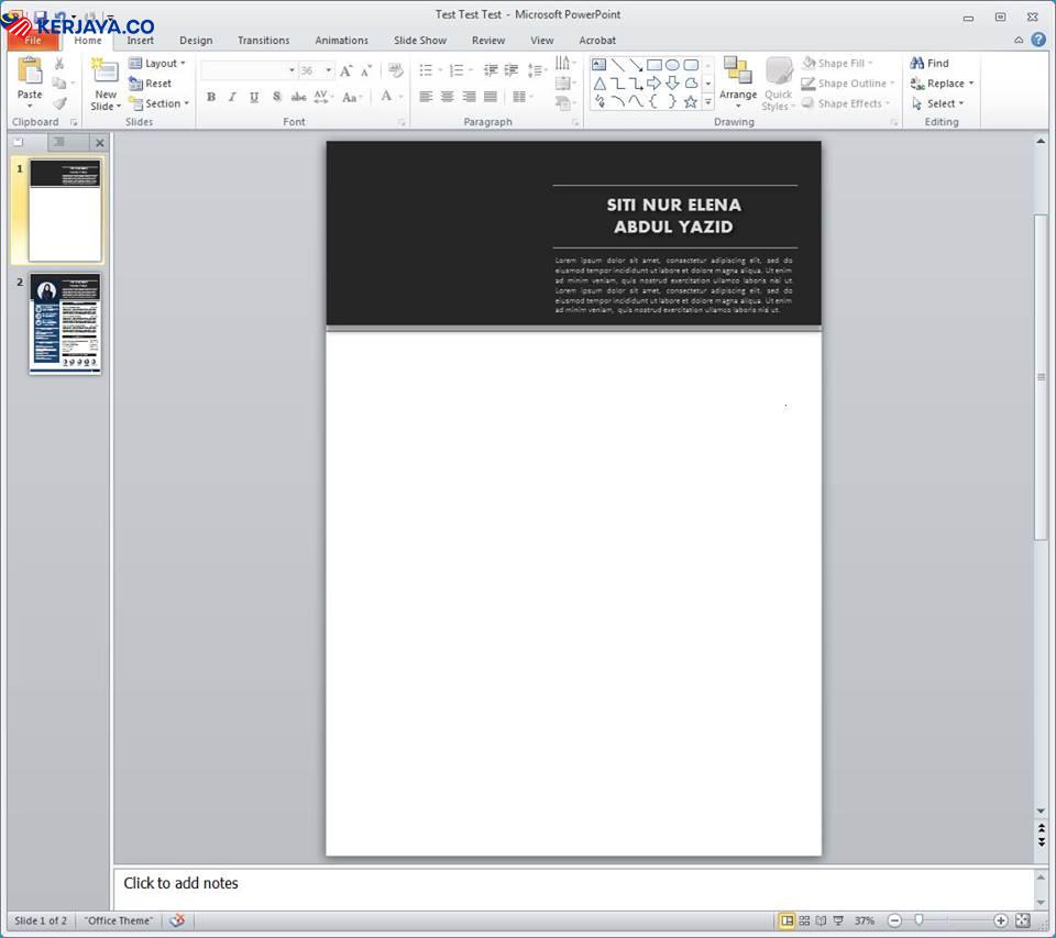 Guna Powerpoint Pun Boleh Buat Resume Yang Cantik & Menarik