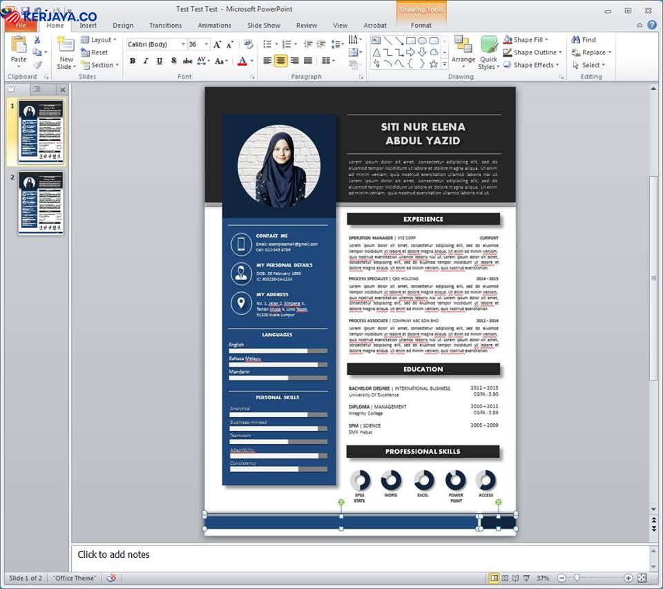 Guna Powerpoint Pun Boleh Buat Resume Yang Cantik & Menarik
