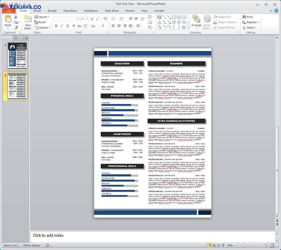 Guna Powerpoint Pun Boleh Buat Resume Yang Cantik & Menarik